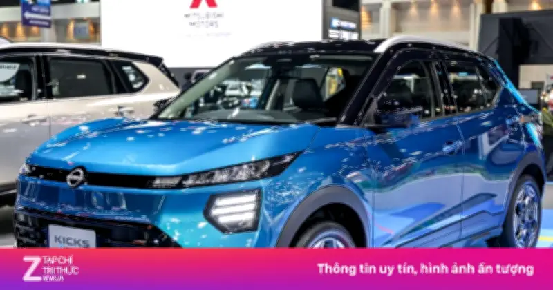 Nissan Kicks e-Power 2026 ra mắt tại Thái Lan với ngoại hình mới và công nghệ nâng cấp