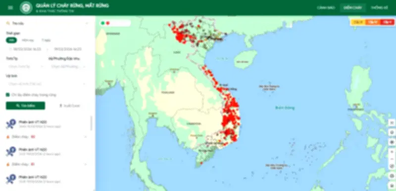 Nắng nóng diện rộng, các địa phương chủ động ứng phó nguy cơ cháy rừng cao