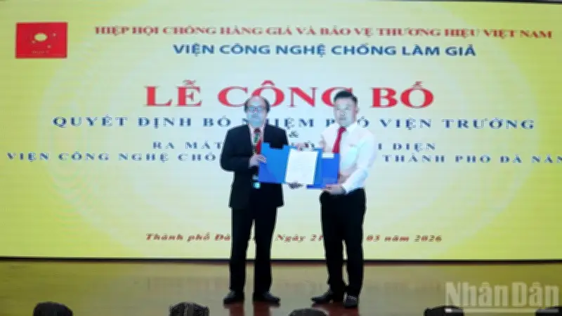 Đà Nẵng thành lập văn phòng chống hàng giả, bổ nhiệm lãnh đạo mới