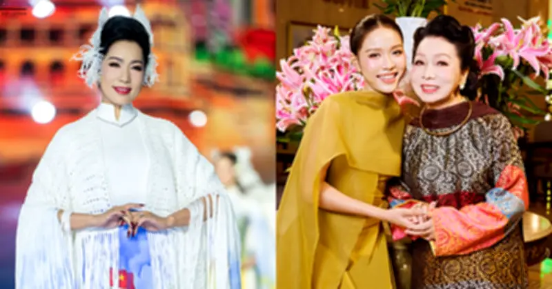 NSND Trịnh Kim Chi tuổi 55 tự tin trình diễn áo dài tại Lễ hội Áo dài TPHCM