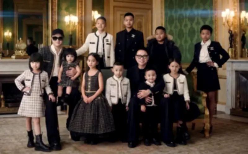 NTK Đỗ Mạnh Cường xây dựng gu thời trang hàng hiệu từ nhỏ cho 10 người con