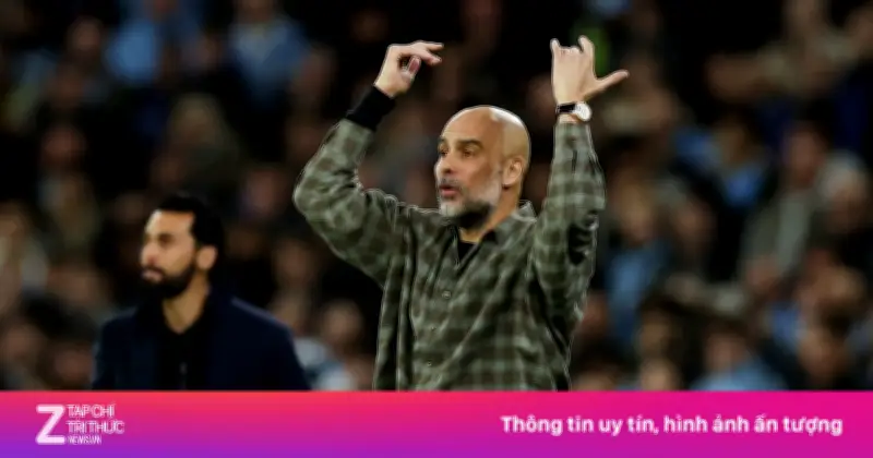 Áo kẻ caro 'tiều phu' của Guardiola gây bão mạng xã hội sau trận thua