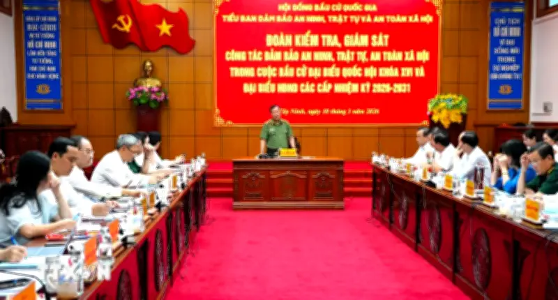 Đoàn công tác Hội đồng Bầu cử Quốc gia làm việc tại Tây Ninh