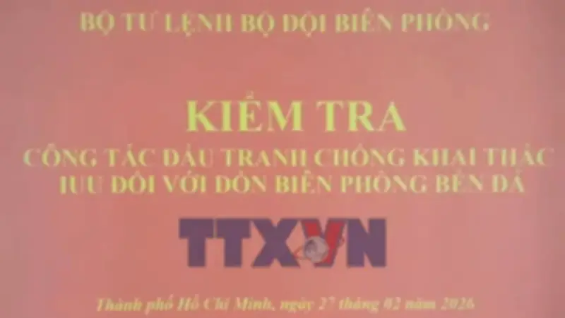 Đoàn kiểm tra công tác chống khai thác IUU tại Bộ đội Biên phòng TP.HCM
