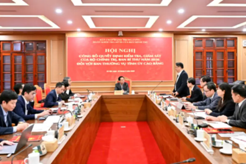 Đoàn Kiểm Tra Số 20 Triển Khai Giám Sát Tỉnh Ủy Cao Bằng Theo Nghị Quyết Đại Hội XIV