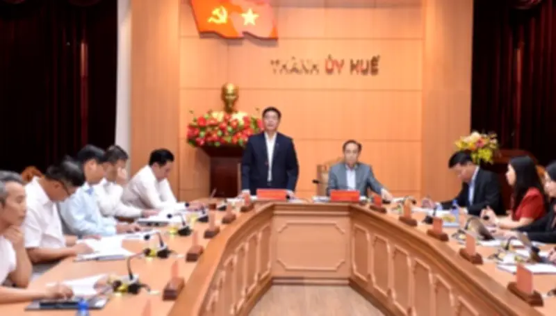 Đoàn Kiểm Tra Số 21 Đánh Giá Cao Công Tác Lãnh Đạo Của Thành Ủy Huế