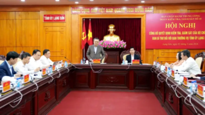 Đoàn Kiểm Tra Số 25 Giám Sát Việc Thực Hiện Nghị Quyết Đại Hội XIV Và Bầu Cử Tại Lạng Sơn