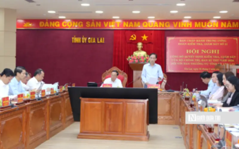 Đoàn kiểm tra Trung ương làm việc tại Gia Lai, giám sát thực hiện Nghị quyết Đại hội XIV và công tác bầu cử