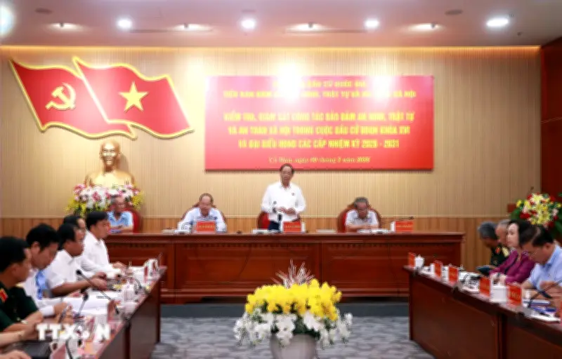 Đoàn Quốc hội kiểm tra công tác bầu cử tại Cà Mau, đánh giá cao tiến độ chuẩn bị