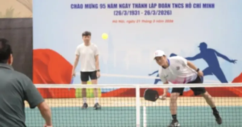 Đoàn Thanh niên T.Ư Đoàn tổ chức giải Pickleball chào mừng 95 năm thành lập
