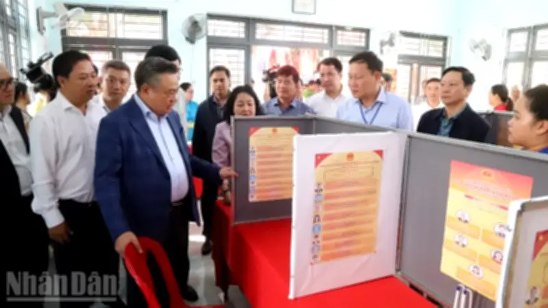 Đoàn Trung ương giám sát công tác bầu cử tại Đắk Lắk, đảm bảo tiến độ và an ninh