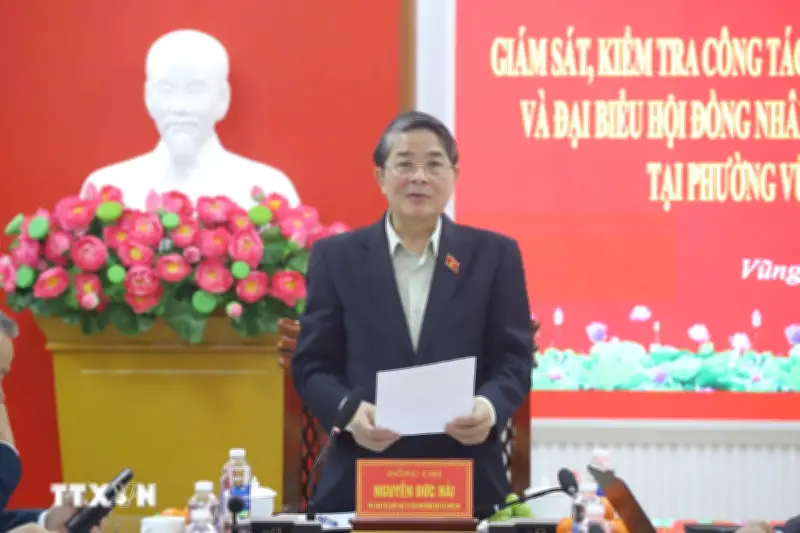 Phó Chủ tịch Quốc hội kiểm tra công tác bầu cử tại Hà Tĩnh, đảm bảo dân chủ