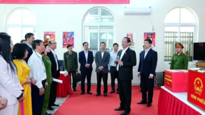 Phó Chủ tịch Quốc hội kiểm tra công tác chuẩn bị bầu cử tại Thanh Hóa