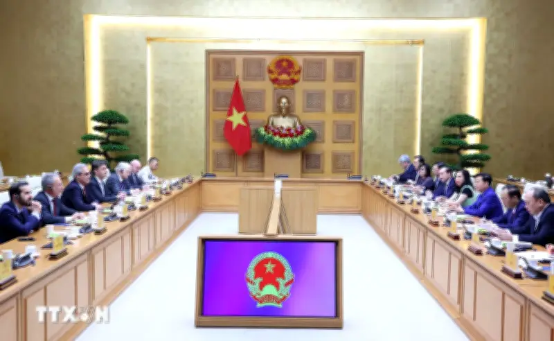 Phó Thủ tướng Trần Hồng Hà làm việc với đoàn thanh tra IUU của Ủy ban châu Âu