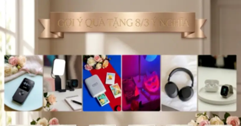 Quà Tặng Công Nghệ Thông Minh Cho Phụ Nữ Ngày 8/3: Từ Sức Khỏe Đến Giải Trí