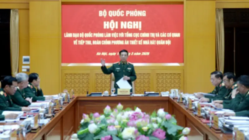 Quân Đội Triển Khai Dự Án Nhà Hát Quân Đội Với Sự Chỉ Đạo Của Lãnh Đạo Cấp Cao