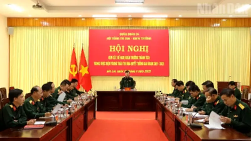 Quân đoàn 34 ghi nhận thành tích, đề xuất khen thưởng hàng loạt cá nhân và tập thể