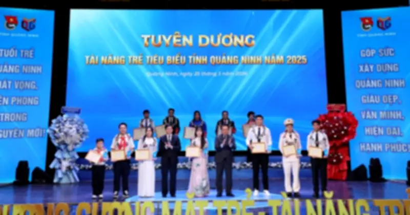 Quảng Ninh tuyên dương 28 tài năng trẻ tiêu biểu năm 2025