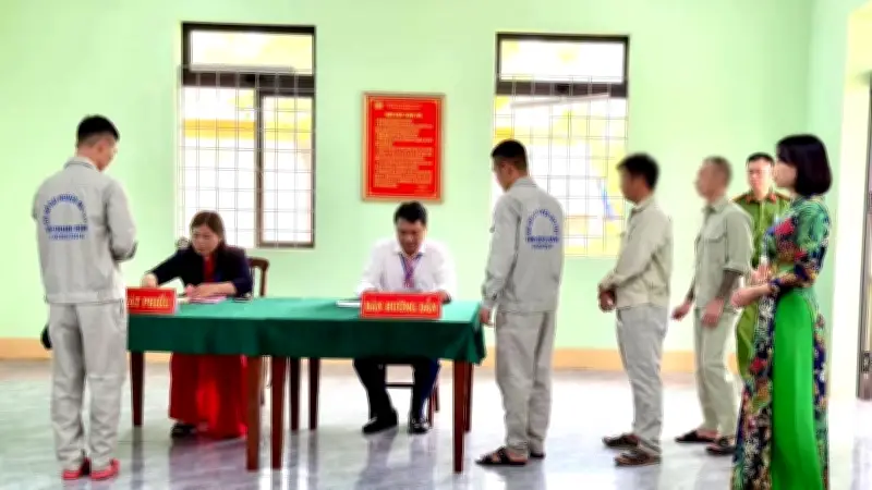 Quảng Trị: 59 học viên cai nghiện thực hiện quyền bầu cử trong trật tự