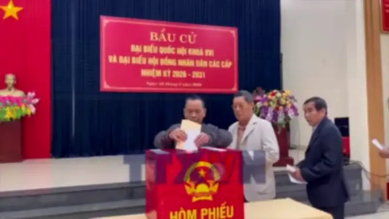 Quảng Trị: Tỷ lệ cử tri đi bầu đạt 97,01%, 14 địa phương đạt 100%