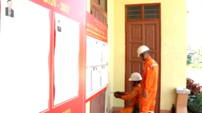 Quảng Trị Ưu Tiên Đảm Bảo Điện Cho 1.512 Khu Vực Bỏ Phiếu Trong Ngày Bầu Cử