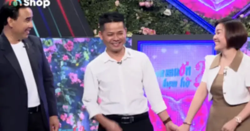 Quyền Linh chúc cặp đôi Bạn Muốn Hẹn Hò sớm báo tin vui sau khi cùng bấm nút hẹn hò