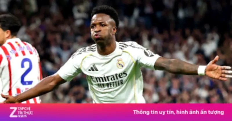 Real Madrid 3-2 Atletico: Vinicius lập cú đúp, derby Madrid kịch tính tại La Liga