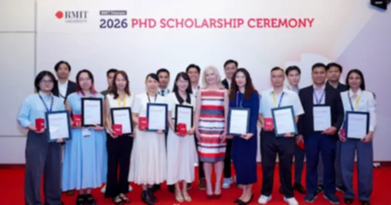 RMIT Việt Nam đầu tư kỷ lục cho học bổng tiến sĩ, lần đầu phân bổ hết chỉ tiêu