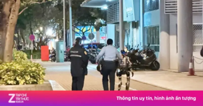 Robot hình người gây hoảng loạn, cảnh sát Macau áp giải như tội phạm