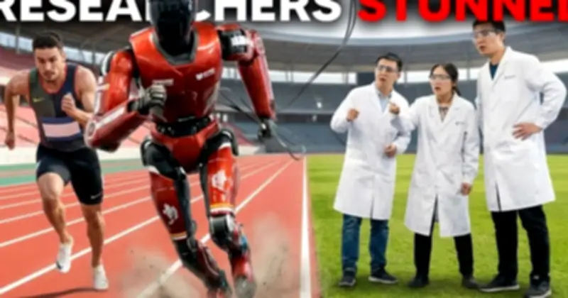 Robot hình người Trung Quốc sắp phá kỷ lục chạy 100 mét của con người