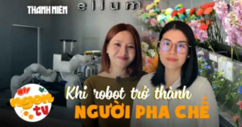 Robot pha cà phê tự động tại TP.HCM: Trải nghiệm công nghệ mới lạ thu hút giới trẻ