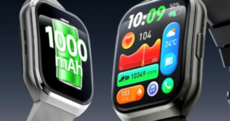 Rollme Vast: Smartwatch Pin 1000mAh, Màn Hình Cong, Hơn 70 Chế Độ Thể Thao Giá Dưới 1 Triệu