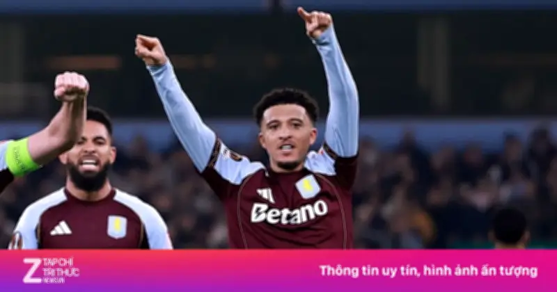 Sancho Tỏa Sáng, Aston Villa Đánh Bại West Ham 2-0 Giữ Vững Top 4 Ngoại Hạng Anh