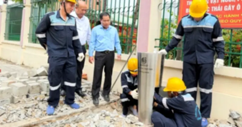 SAWACO lắp đặt trụ nước uống trực tiếp và hệ thống tưới tự động tại Đài tưởng niệm liệt sĩ