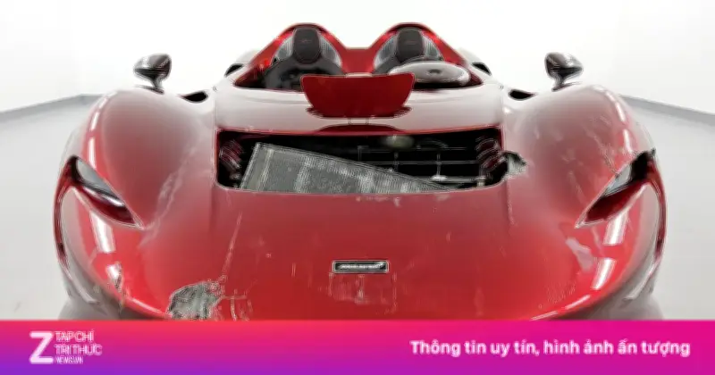 Siêu xe McLaren Elva của doanh nhân Mỹ gặp tai nạn, tìm được chủ nhân mới sau đấu giá