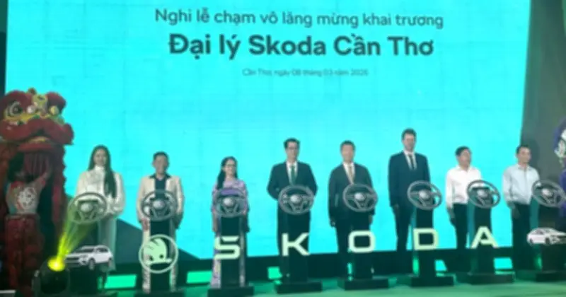 Skoda Cần Thơ chính thức khai trương đại lý mới tại mặt tiền đường Võ Nguyên Giáp