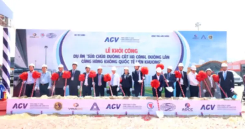 Sân bay Liên Khương khởi công dự án sửa chữa đường băng 1.032 tỉ đồng