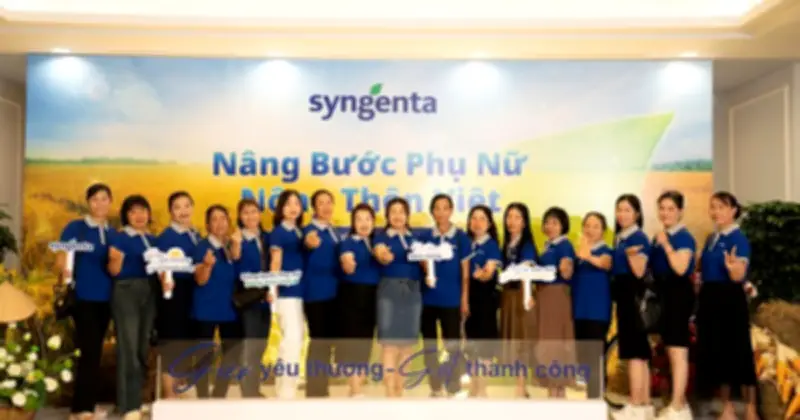 Syngenta Mở Rộng 'Nâng Bước Phụ Nữ Nông Thôn' Ra Miền Bắc Với 140 Đại Biểu