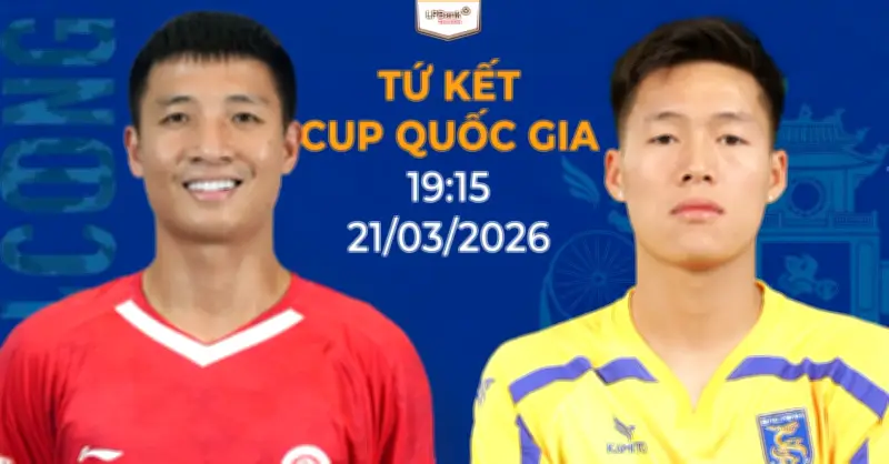 Tứ kết Cúp Quốc gia LPBank: Thể Công Viettel đối đầu Bắc Ninh, Ninh Bình tiếp PVF-CAND