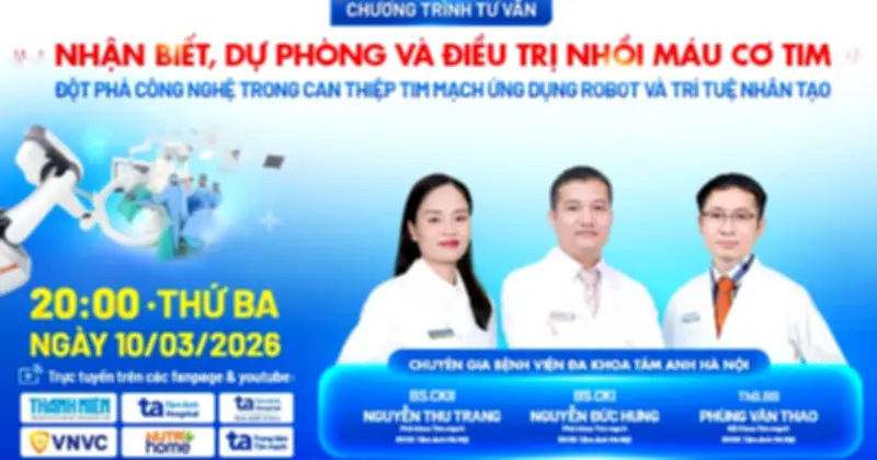 Đột phá robot và AI trong điều trị nhồi máu cơ tim: Chuyên gia tư vấn trực tuyến