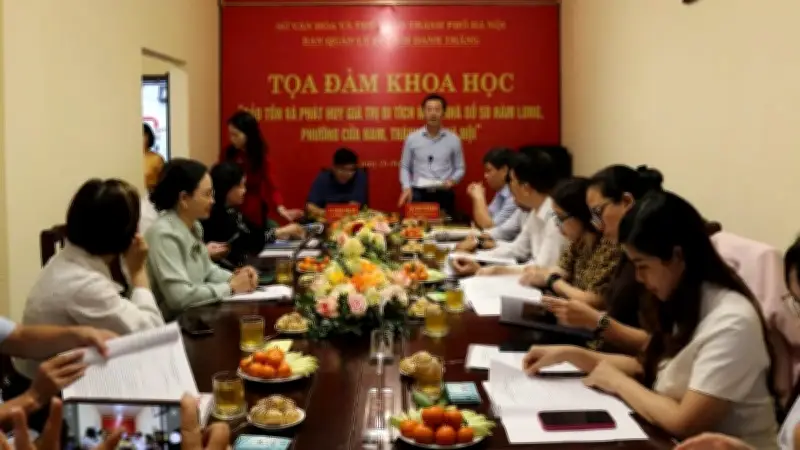 Tọa đàm bảo tồn di tích 5D Hàm Long - Nơi khai sinh Chi bộ Cộng sản đầu tiên