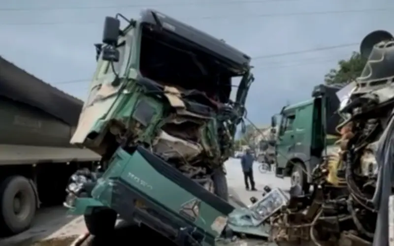 Tai nạn liên hoàn nghiêm trọng trên quốc lộ 1A ở Nghệ An, một người tử vong