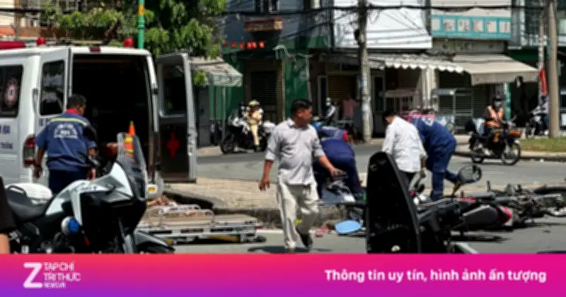 Tai nạn nghiêm trọng trên đường Tân Sơn TP.HCM: Một người tử vong, hai người bị thương