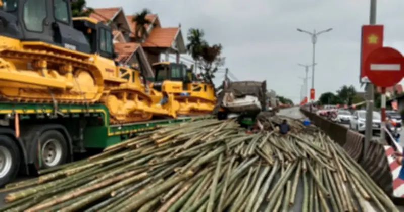 Tai nạn thảm khốc trên quốc lộ 1 ở Quảng Ngãi: Xe tải đâm xe đầu kéo, một người tử vong