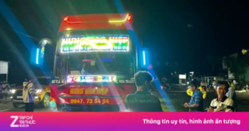 Tai nạn thảm khốc trên Quốc lộ 1: Xe máy va chạm xe khách, hai người tử vong tại chỗ