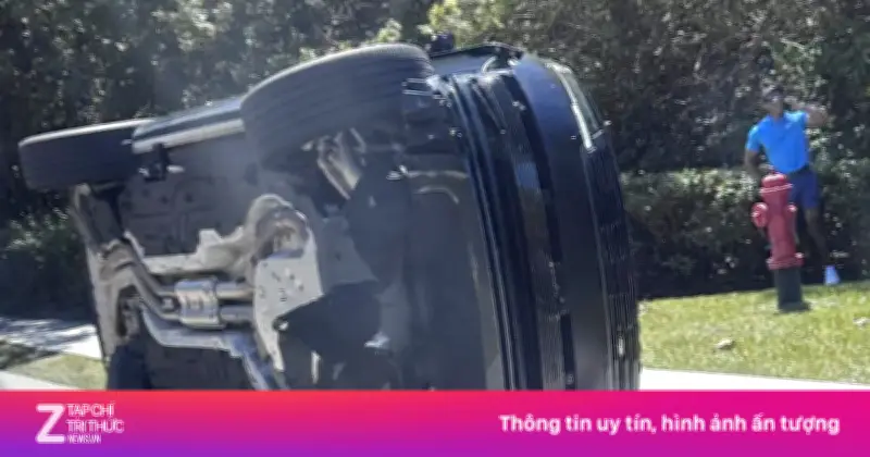 Tay golf Tiger Woods gặp tai nạn khi điều khiển Range Rover SV Intrepid hơn 245.000 USD