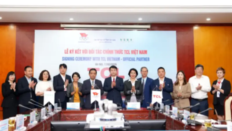 TCL Chính Thức Trở Thành Đối Tác Của Ủy Ban Olympic Việt Nam Đến Năm 2032