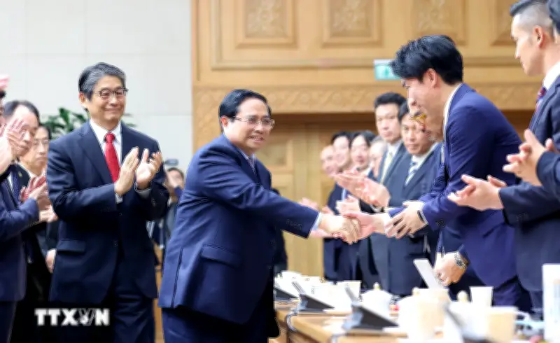 Thủ tướng Chính phủ đối thoại trực tiếp với các doanh nghiệp Nhật Bản