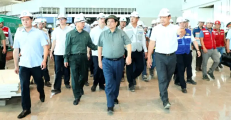 Thủ tướng kiểm tra chất lượng, tiến độ thi công sân bay Long Thành