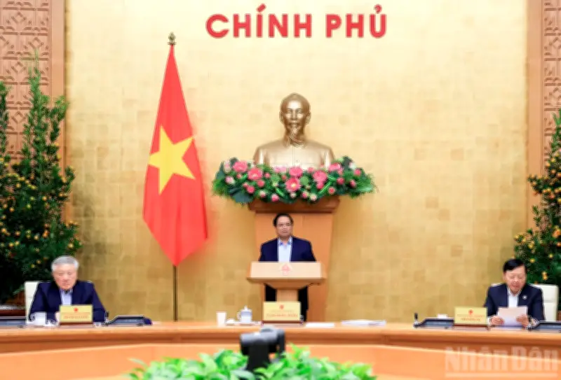 Thủ tướng Phạm Minh Chính Chủ Trì Phiên Họp Đánh Giá Tình Hình Kinh Tế-Xã Hội Đầu Năm 2026